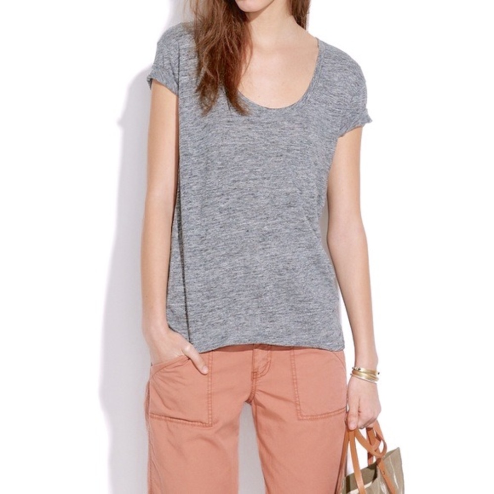 J. Crew Linen Tee